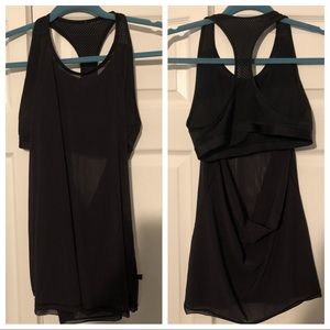 LULULEMON shirt w/ built in sports bra